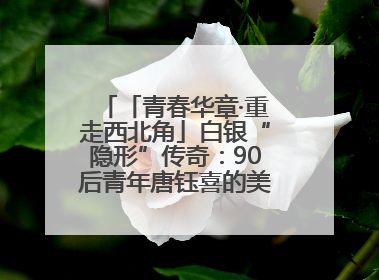 「青春华章·重走西北角」白银“隐形”传奇：90后青年唐钰喜的美瞳科技路