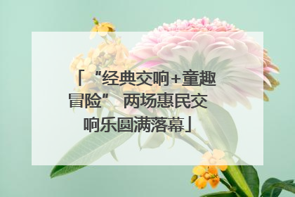 “经典交响+童趣冒险” 两场惠民交响乐圆满落幕