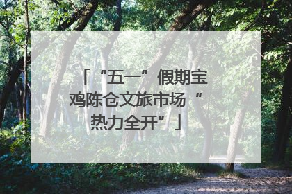 “五一”假期宝鸡陈仓文旅市场“热力全开”