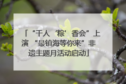 “千人‘粽’香会”上演 “最镇海等你来”非遗主题月活动启动