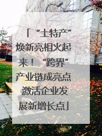 “土特产”焕新亮相火起来！“跨界”产业链成亮点 激活企业发展新增长点