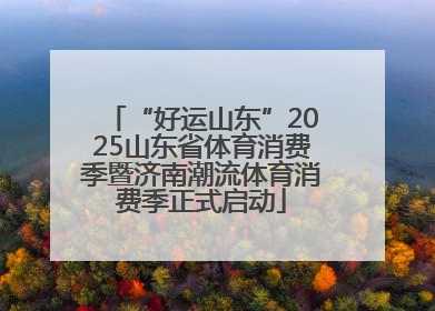 “好运山东”2025山东省体育消费季暨济南潮流体育消费季正式启动