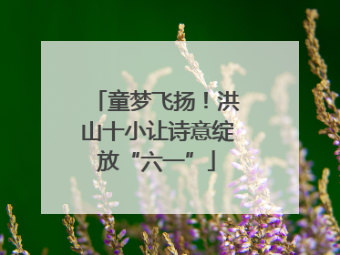 童梦飞扬！洪山十小让诗意绽放“六一”