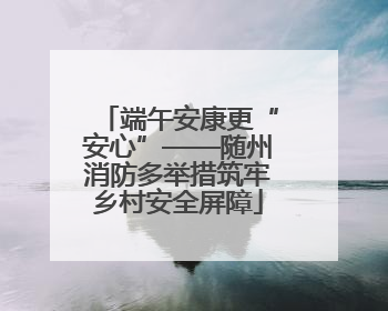 端午安康更“安心”——随州消防多举措筑牢乡村安全屏障