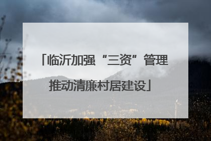 临沂加强“三资”管理 推动清廉村居建设