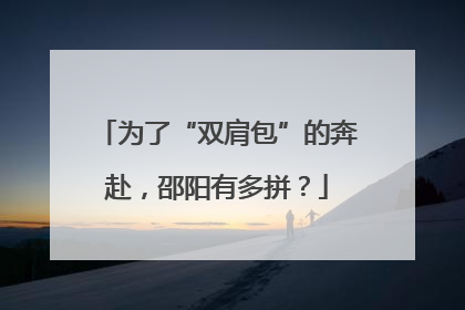 为了“双肩包”的奔赴，邵阳有多拼？