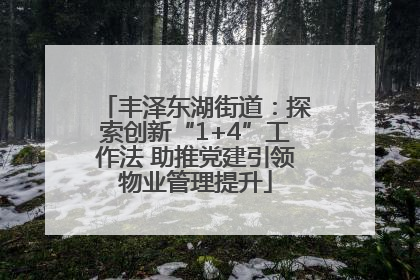 丰泽东湖街道：探索创新“1+4”工作法 助推党建引领物业管理提升