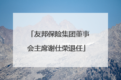 友邦保险集团董事会主席谢仕荣退任