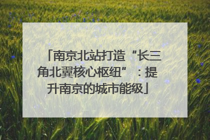 南京北站打造“长三角北翼核心枢纽”：提升南京的城市能级