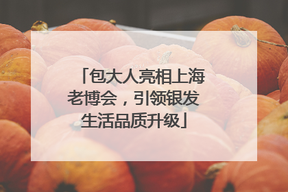 包大人亮相上海老博会，引领银发生活品质升级