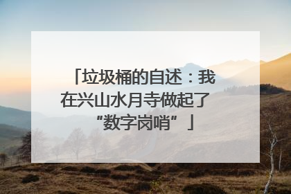 垃圾桶的自述：我在兴山水月寺做起了“数字岗哨”