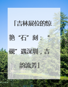 吉林展位的惊艳“石”刻：“砚”遇深圳，吉韵流芳