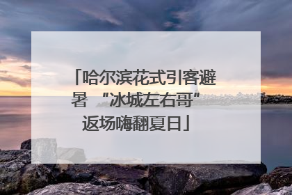 哈尔滨花式引客避暑 “冰城左右哥”返场嗨翻夏日