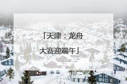 天津：龙舟大赛迎端午