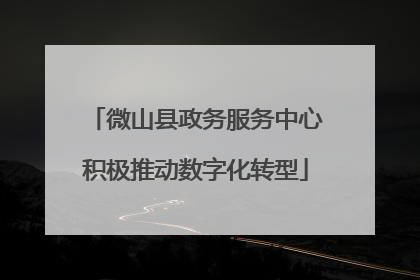 微山县政务服务中心积极推动数字化转型