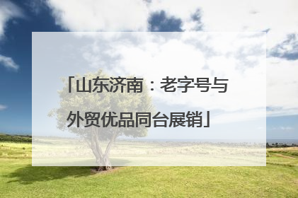 山东济南：老字号与外贸优品同台展销