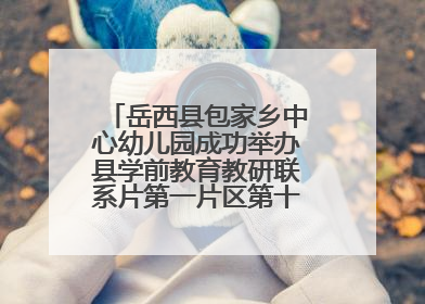 岳西县包家乡中心幼儿园成功举办县学前教育教研联系片第一片区第十三次专题研讨会
