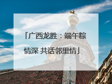 广西龙胜：端午粽情深 共话邻里情