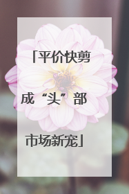 平价快剪成“头”部市场新宠