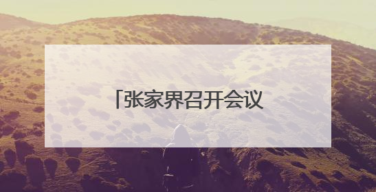 张家界召开会议专题调度端午假日旅游接待工作