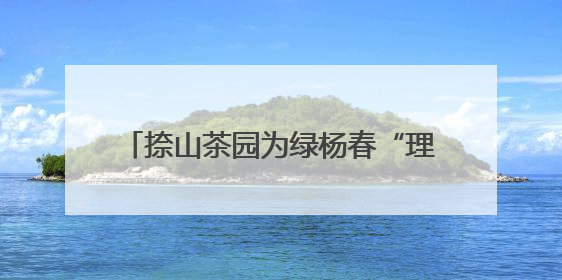 捺山茶园为绿杨春“理发” 夏季修剪促增收