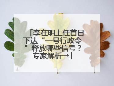 李在明上任首日下达“一号行政令”释放哪些信号？专家解析→