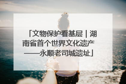 文物保护看基层｜湖南省首个世界文化遗产——永顺老司城遗址