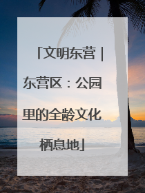 文明东营｜东营区：公园里的全龄文化栖息地