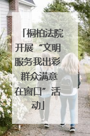 桐柏法院开展“文明服务我出彩 群众满意在窗口”活动