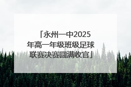 永州一中2025年高一年级班级足球联赛决赛圆满收官