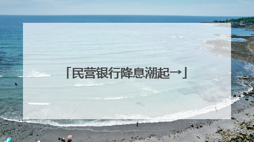 民营银行降息潮起→