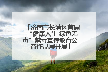 济南市长清区首届“健康人生 绿色无毒”禁毒宣传教育公益作品展开展