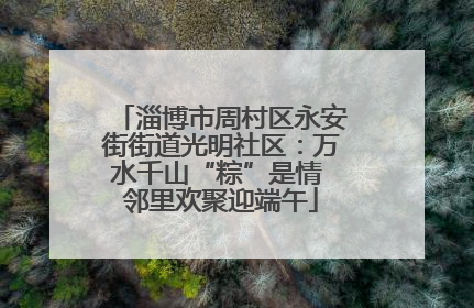 淄博市周村区永安街街道光明社区：万水千山“粽”是情 邻里欢聚迎端午