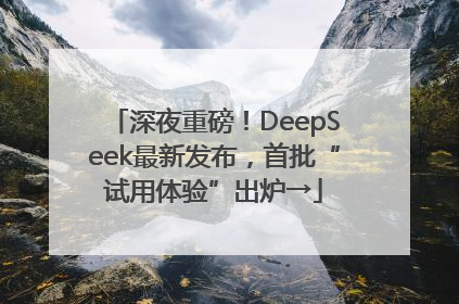 深夜重磅！DeepSeek最新发布，首批“试用体验”出炉→