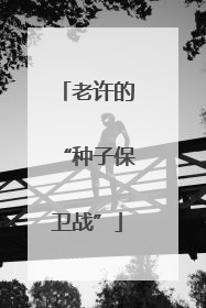 老许的“种子保卫战”
