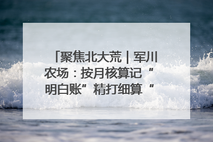 聚焦北大荒｜军川农场：按月核算记“明白账”精打细算“过紧日子”
