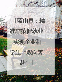 蓝山县：精准施策促就业 实现企业和学生“双向奔赴”
