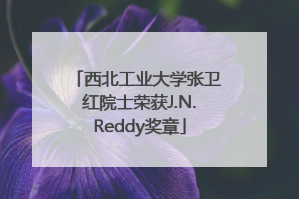 西北工业大学张卫红院士荣获J.N.Reddy奖章