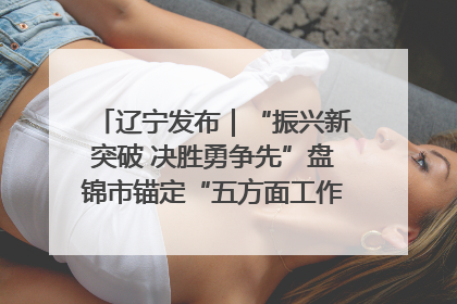 辽宁发布｜“振兴新突破 决胜勇争先”盘锦市锚定“五方面工作”力争全年地区生产总值增长5.5%左右