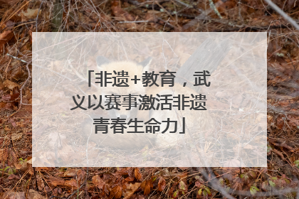 非遗+教育，武义以赛事激活非遗青春生命力