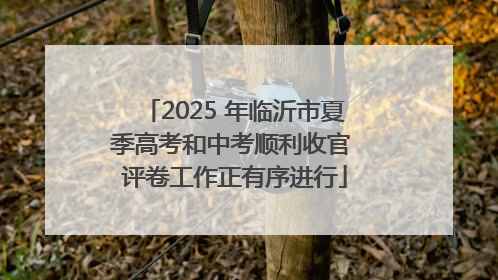 2025 年临沂市夏季高考和中考顺利收官 评卷工作正有序进行