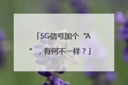 5G信号加个“A”，有何不一样？