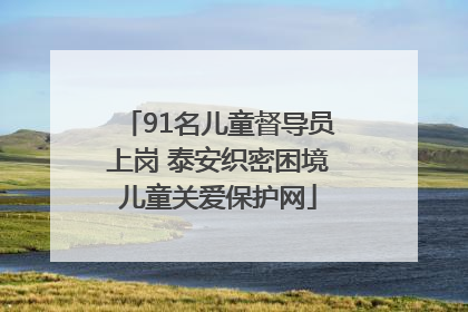 91名儿童督导员上岗 泰安织密困境儿童关爱保护网