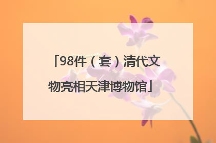 98件（套）清代文物亮相天津博物馆